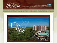 Tablet Screenshot of glenviewnaples.com